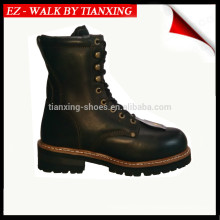 Logger botas com aço toe Genuile leather Good year logger botas preço